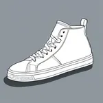 high-top sneakers image